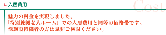 入居費用